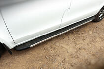 Mercedes Vito/V-class W447 2014- Side Steps Duru (2 pcs, Aluminum) Short and Medium photo 2