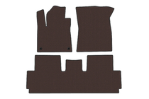 Citroen C-4 Picasso 2013–2022 Carsuit rubber floor mats (for Grand, 2 rows, Brown) photo 1