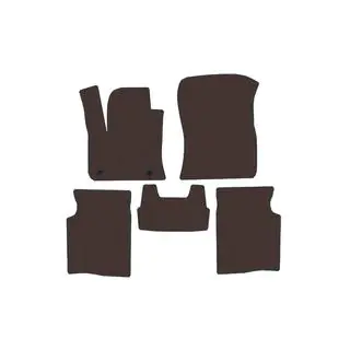 Rubber Floor Mats Carsuit (Electric, Brown)