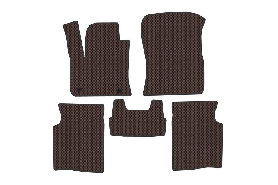Citroen C4 X/e-C4 X 2022– Rubber Floor Mats Carsuit (Electric, Brown) Photo 1