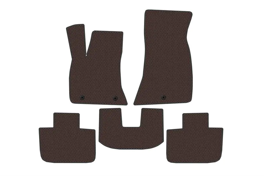 Chrysler C300 2011-2023 Rubber Floor Mats Carsuit V2 (Brown) Image