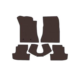 Rubber Floor Mats Carsuit V2 (Brown) Ford Mustang 2015-2023 photo 1