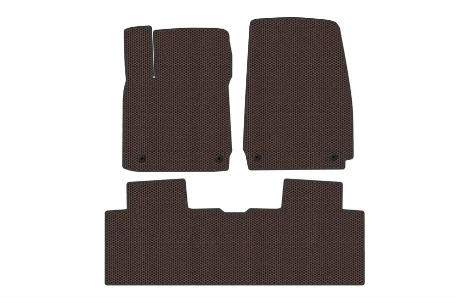 Hyundai Ioniq 6 2022- Rubber Floor Mats Carsuit (Brown) Image