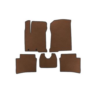 Rubber Floor Mats Carsuit (Brown) photo 1