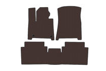 Hyundai Santa Fe 5 2023- Rubber Floor Mats Carsuit (2 Rows, Brown) photo 1