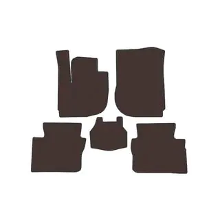 Rubber Floor Mats Carsuit (Brown) photo 1
