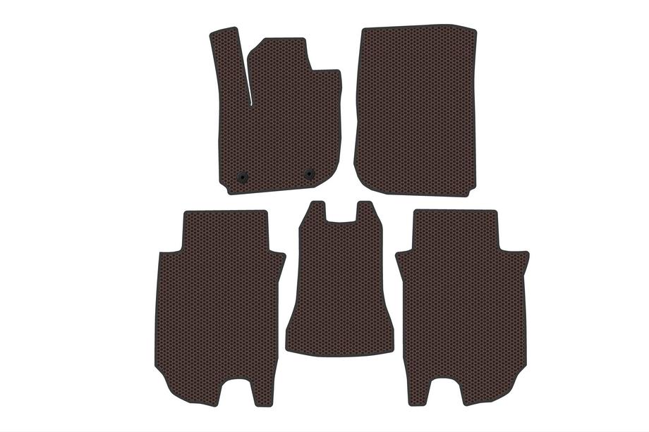 Honda HR-V 2021- Rubber Floor Mats Carsuit (Electric, Brown) Image