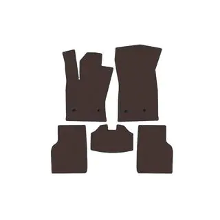 Rubber Floor Mats Carsuit (Brown) photo 1