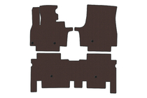 KIA EV9 Rubber Floor Mats Carsuit (2 Rows, Brown) photo 1