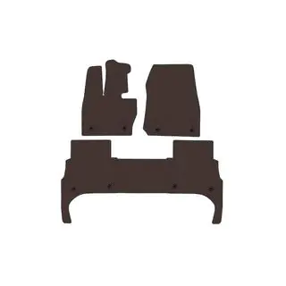 Rubber Floor Mats Carsuit (Brown) photo 1