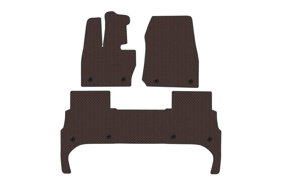 Range Rover Sport 2022- Rubber Floor Mats Carsuit (Brown) Image
