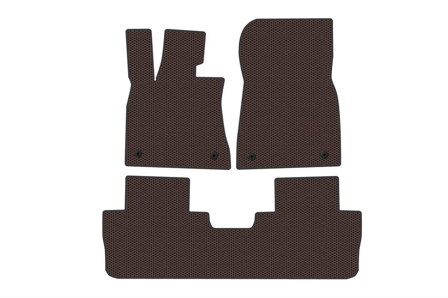 Lexus RX 2022- Rubber Floor Mats Carsuit (Brown) Image