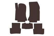 Mercedes B-class W246 2011-2018 Rubber Floor Mats Carsuit (Brown) photo 1