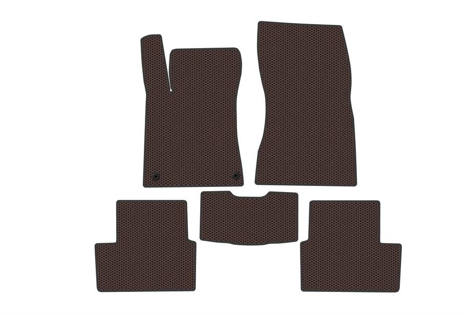 Mercedes CLA C118 2019- Rubber Floor Mats Carsuit (SD, Brown) Photo 1