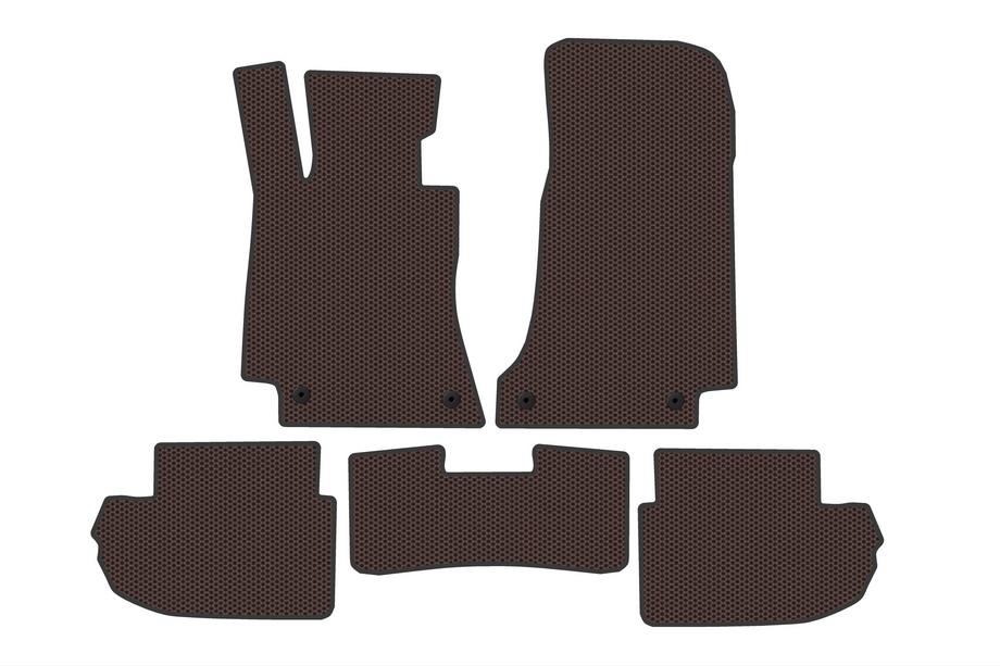 Mercedes E-class coupe C238 2016-2024 Rubber Floor Mats Carsuit (2021-2024, brown) Image