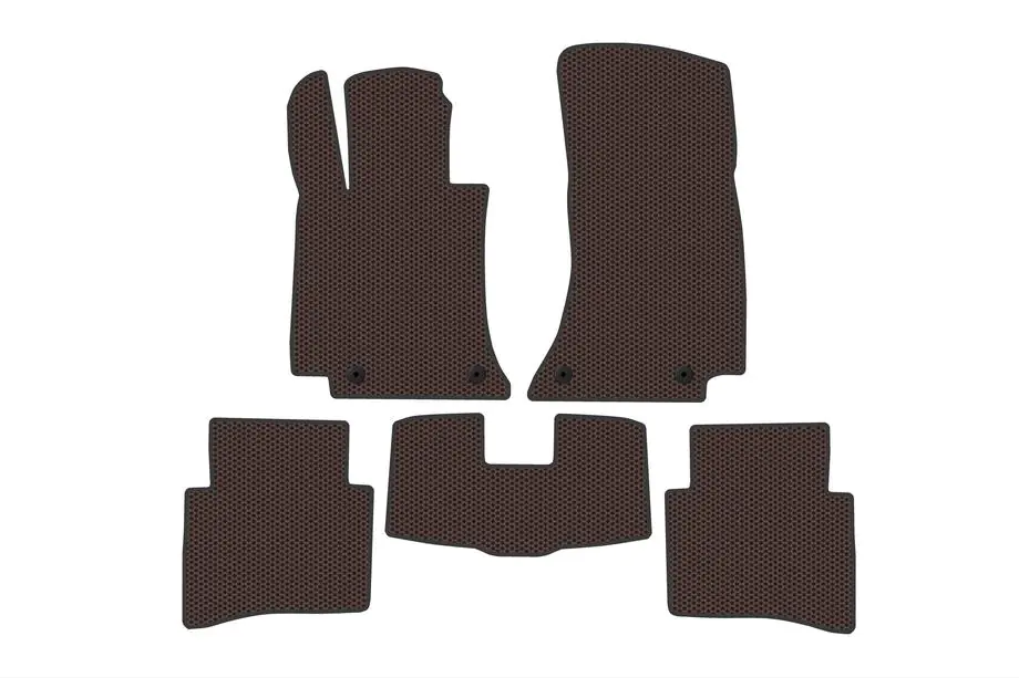 Mercedes E-class W214 2023- Rubber floor mats Carsuit (SD, Brown) Image