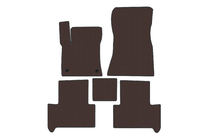 Mercedes EQB 2021- Rubber Floor Mats Carsuit (Brown) photo 1