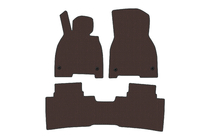 Mercedes EQS 2021- Rubber Floor Mats Carsuit (Brown) photo 1