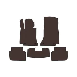 Rubber Floor Mats Carsuit (Brown)