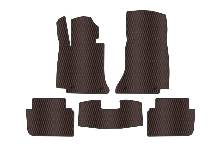 Mercedes CLE C236/A236 2024– Rubber Floor Mats Carsuit (Brown) Image