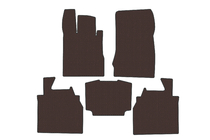 Mercedes S-class W220 1998-2005 Carsuit rubber floor mats for interior (Long, Brown) photo 1