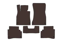 Mercedes S-class W222 2013-2022 Carsuit rubber floor mats (Short, Brown) photo 1