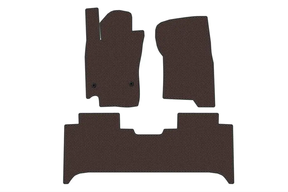 Mercedes X class 2017-2020 Rubber Floor Mats Carsuit V2 (Brown) Image