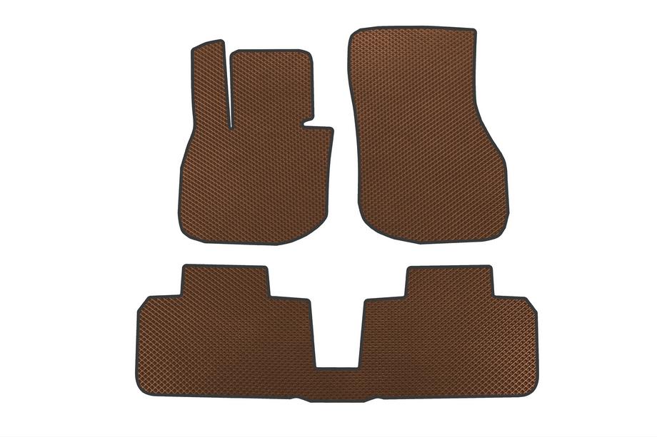 Mini Countryman U25 2023- Rubber Floor Mats Carsuit (Electric, Brown) Image