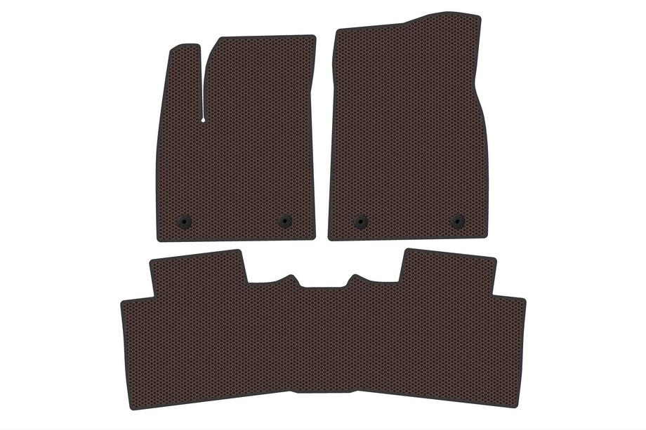 MG HS 2024- y. Carsuit rubber floor mats (Hybrid, Brown) Image
