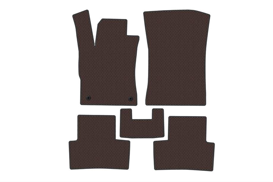 Opel Astra L 2022- Rubber Floor Mats Carsuit (Petrol, Brown) Image