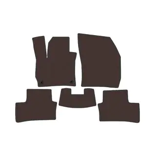 Rubber Floor Mats Carsuit (Electric, Brown)