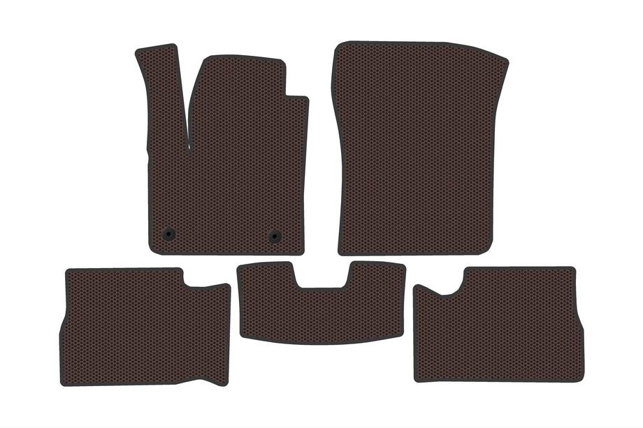 Opel Mokka 2021- Rubber Floor Mats Carsuit (Electric, Brown) Image