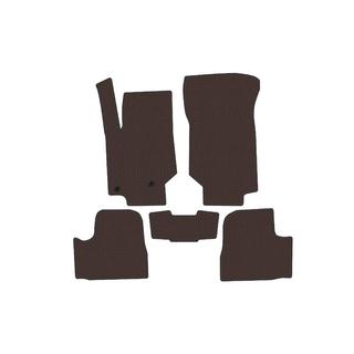 Rubber Floor Mats Carsuit (Petrol, Brown) photo 1
