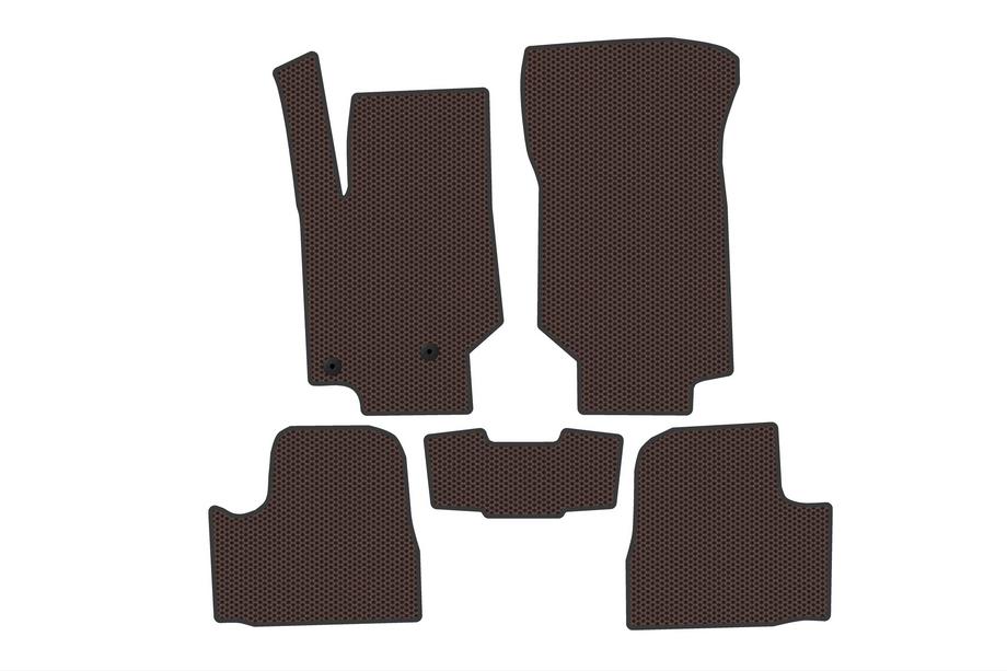 Peugeot 208 2019- Rubber Floor Mats Carsuit (Petrol, Brown) Image