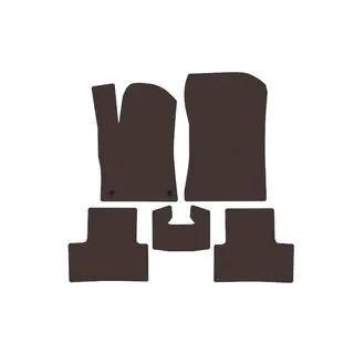 Rubber Floor Mats Carsuit (Brown)