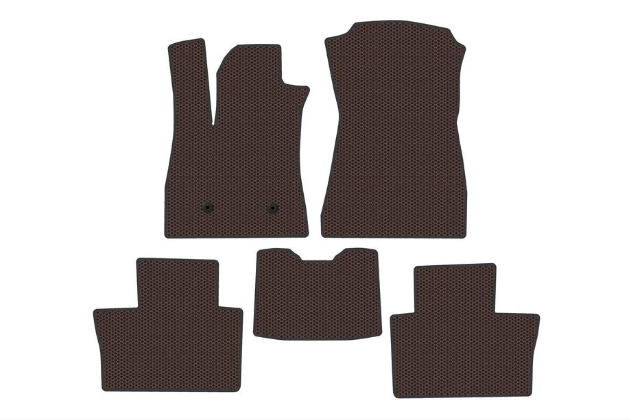 Renault Austral 2022- Rubber Floor Mats Carsuit (Electric, Brown) Image