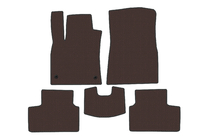 Renault Clio V 2019- Rubber Floor Mats Carsuit (Brown) photo 1