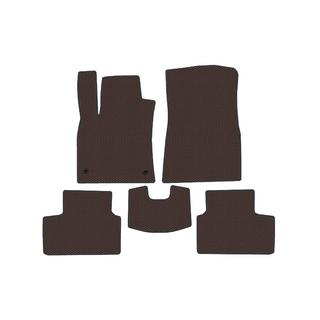 Rubber Floor Mats Carsuit (Brown) photo 1
