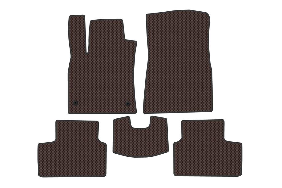 Renault Clio V 2019- Rubber Floor Mats Carsuit (Brown) Image