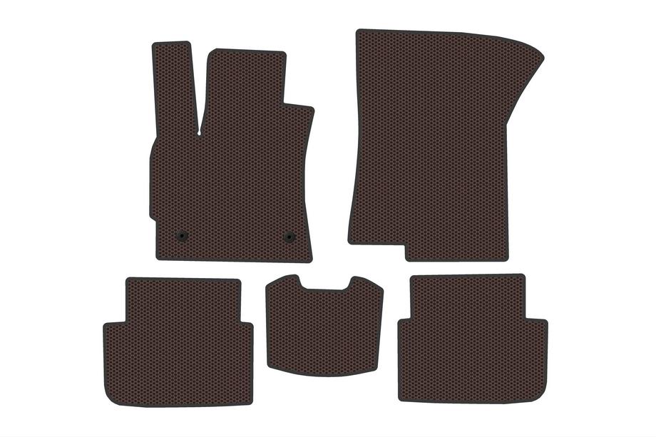 Renault Taliant 2021- Rubber Floor Mats Carsuit (Brown) Image