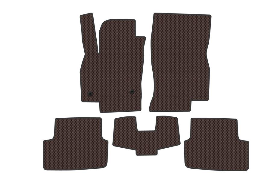 Seat Ibiza 2017- Rubber Floor Mats Carsuit (Brown) Image