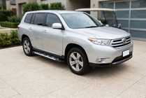 Toyota Highlander 2008-2013 Side Steps Sunrise (2 pcs, Aluminum) photo 1