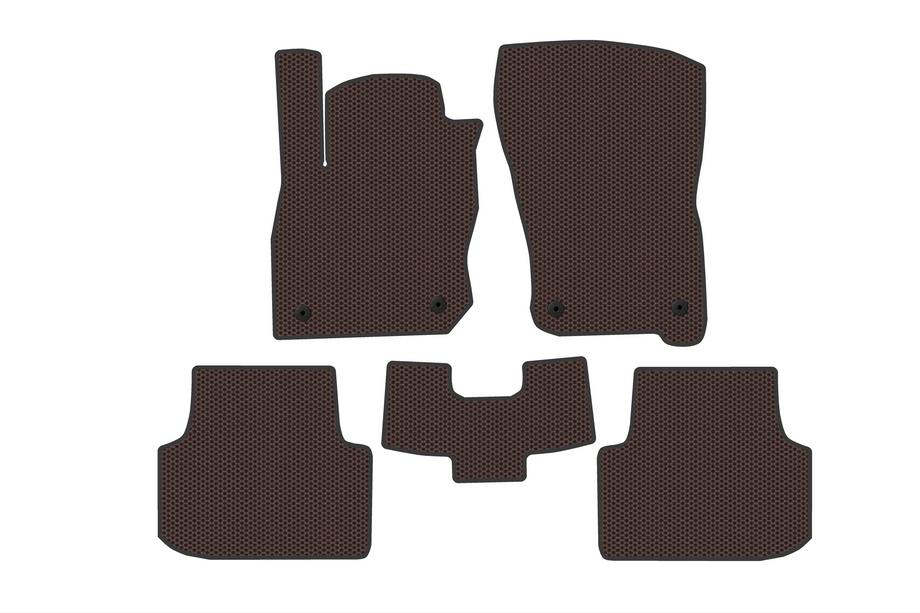 Seat Leon 2020- Rubber Floor Mats Carsuit (Brown) Image