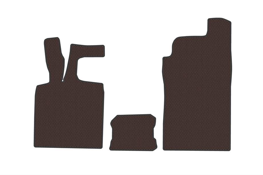 Smart 2014- Rubber Floor Mats Carsuit (Brown) Image