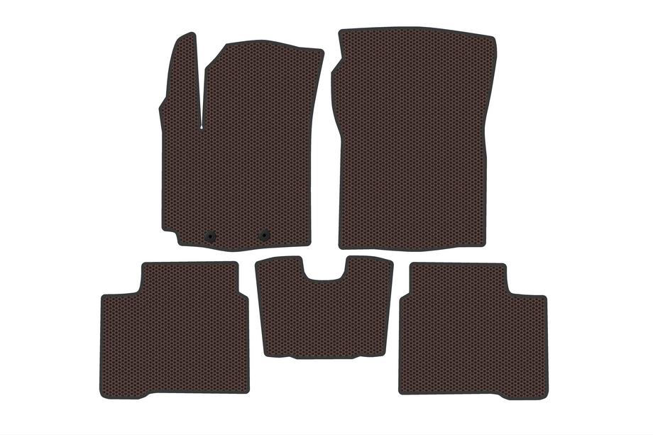 Suzuki Swift 2017-2024 Rubber Floor Mats Carsuit (Brown) Image