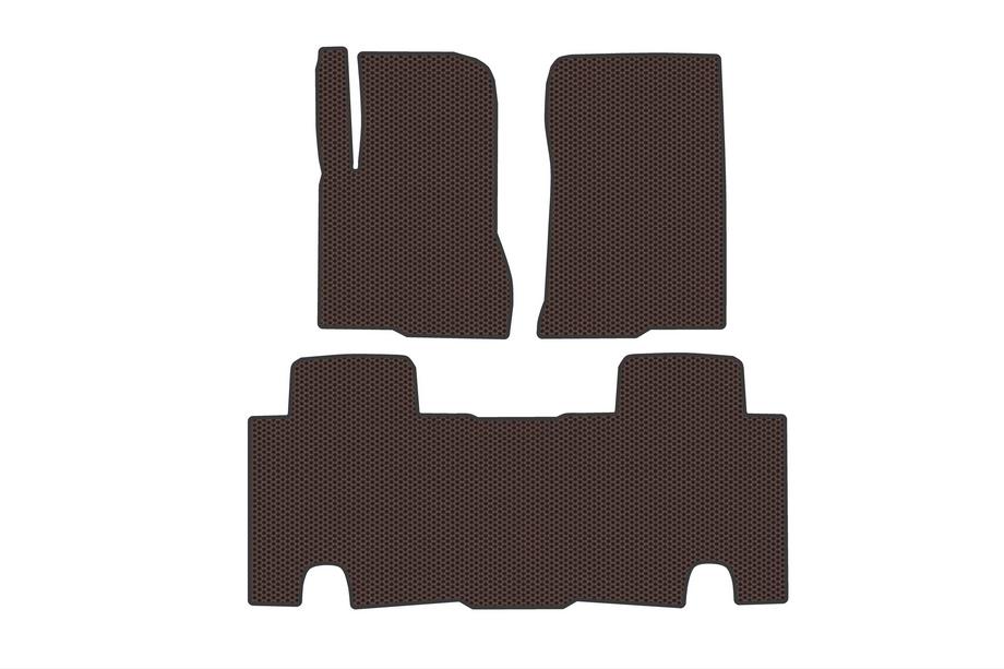 SsangYong Musso II 2018– Rubber Floor Mats Carsuit (Brown) Image