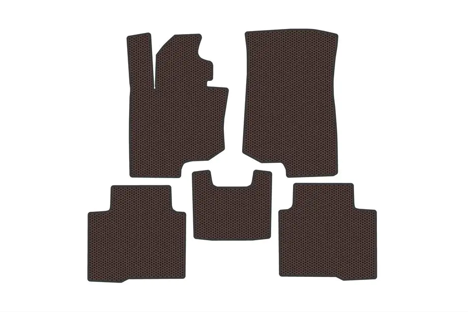 SsangYong Torres 2022– Rubber Floor Mats Carsuit (Electric, Brown) Image