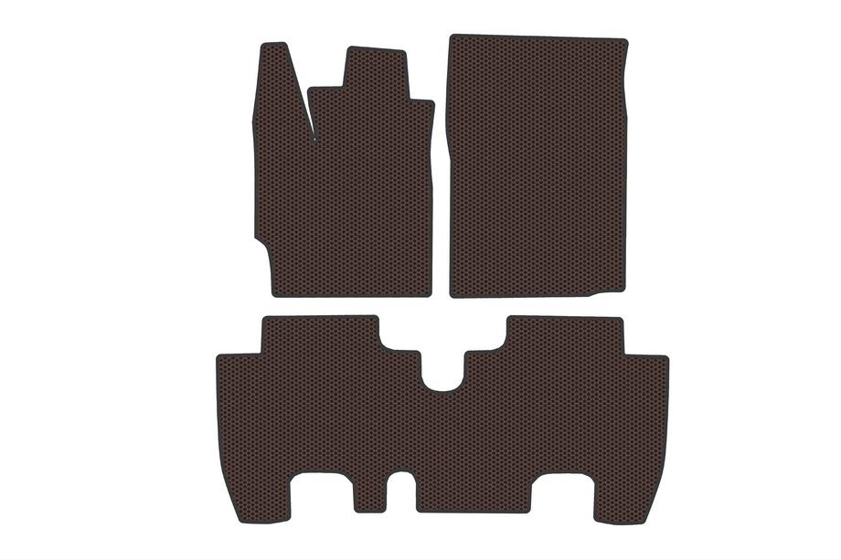 Toyota Urban Cruiser 2009-2014 Rubber Floor Mats Carsuit (Brown) Image