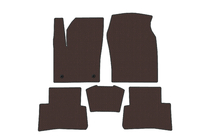 Toyota C-HR 2023- Rubber Floor Mats Carsuit (Brown) photo 1