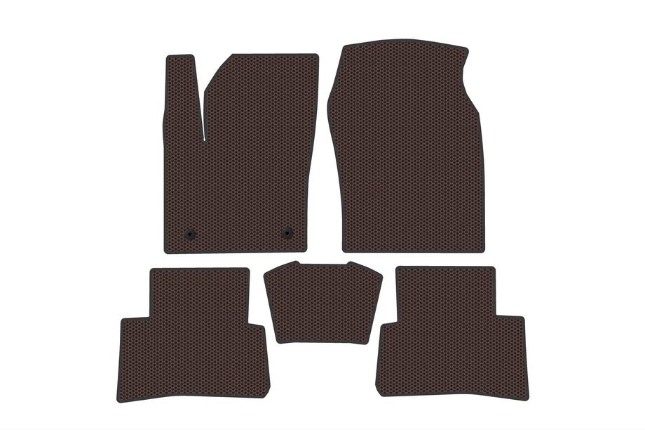 Toyota C-HR 2023- Rubber Floor Mats Carsuit (Brown) Image